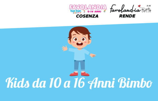 Kids da 10 a 16 anni Bimbo